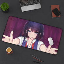 Load image into Gallery viewer, Kuzu No Honkai Hanabi Yasuraoka Mouse Pad (Desk Mat) On Desk

