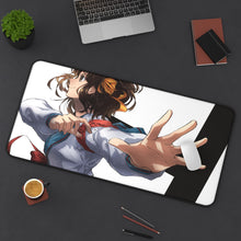 Load image into Gallery viewer, The Melancholy Of Haruhi Suzumiya Mouse Pad (Desk Mat) On Desk
