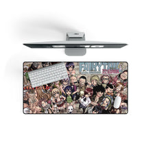 Load image into Gallery viewer, Fairy Tail Natsu Dragneel, Erza Scarlet, Lucy Heartfilia, Happy, Wendy Marvell Mouse Pad (Desk Mat) On Desk
