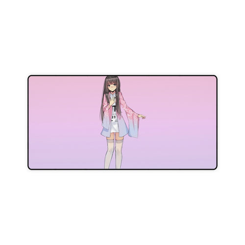 Anime Girl Mouse Pad (Desk Mat)
