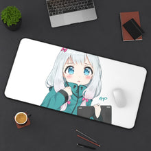 Load image into Gallery viewer, EroManga-Sensei Mouse Pad (Desk Mat) On Desk
