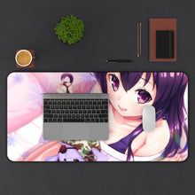 Load image into Gallery viewer, Is The Order A Rabbit? Mouse Pad (Desk Mat) With Laptop
