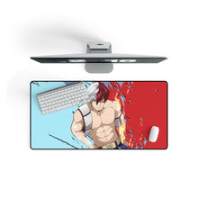 Load image into Gallery viewer, Shouto Todoroki Mouse Pad (Desk Mat) On Desk
