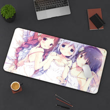 Load image into Gallery viewer, Is The Order A Rabbit? Mouse Pad (Desk Mat) On Desk
