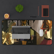 Load image into Gallery viewer, Anohana Meiko Honma, Naruko Anjou, Chiriko Tsurumi Mouse Pad (Desk Mat) With Laptop

