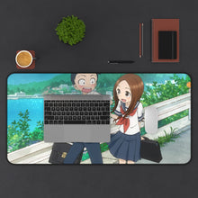 Load image into Gallery viewer, Karakai Jouzu No Takagi-san Mouse Pad (Desk Mat) With Laptop
