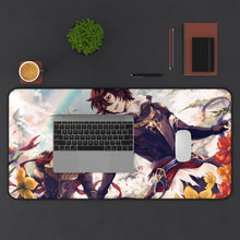 Load image into Gallery viewer, Granblue Fantasy Granblue Fantasy, Lucifer, Sandalphon Mouse Pad (Desk Mat) With Laptop
