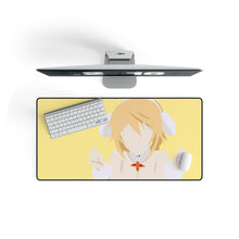 Load image into Gallery viewer, charlotte dunoir is infinite stratos minimalist Mouse Pad (Desk Mat) On Desk
