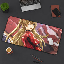 Load image into Gallery viewer, Neon Genesis Evangelion Mouse Pad (Desk Mat) On Desk
