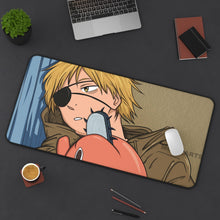 Load image into Gallery viewer, Chainsaw Man Mouse Pad (Desk Mat) On Desk
