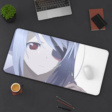 Load image into Gallery viewer, Infinite Stratos Laura Bodewig Mouse Pad (Desk Mat) On Desk
