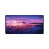 Purple Sunset Reflected in the Ocean Mouse Pad (Desk Mat)