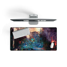 Load image into Gallery viewer, Vegetto Sayar Jin Blue Mouse Pad (Desk Mat) On Desk
