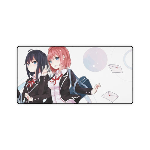 My Teen Romantic Comedy SNAFU Yukino Yukinoshita, Yui Yuigahama Mouse Pad (Desk Mat)