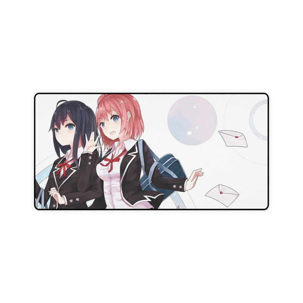 My Teen Romantic Comedy SNAFU Yukino Yukinoshita, Yui Yuigahama Mouse Pad (Desk Mat)