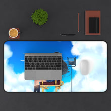 Load image into Gallery viewer, Girl sitting Mouse Pad (Desk Mat) With Laptop
