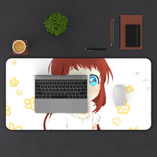 Load image into Gallery viewer, Nagi No Asukara Mouse Pad (Desk Mat) With Laptop
