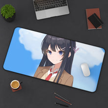 Load image into Gallery viewer, Rascal Does Not Dream Of Bunny Girl Senpai Mouse Pad (Desk Mat) On Desk
