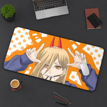 Load image into Gallery viewer, Chainsaw Man Mouse Pad (Desk Mat) On Desk
