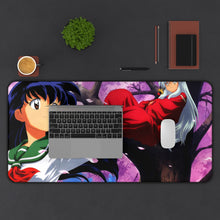 Load image into Gallery viewer, InuYasha Mouse Pad (Desk Mat) With Laptop
