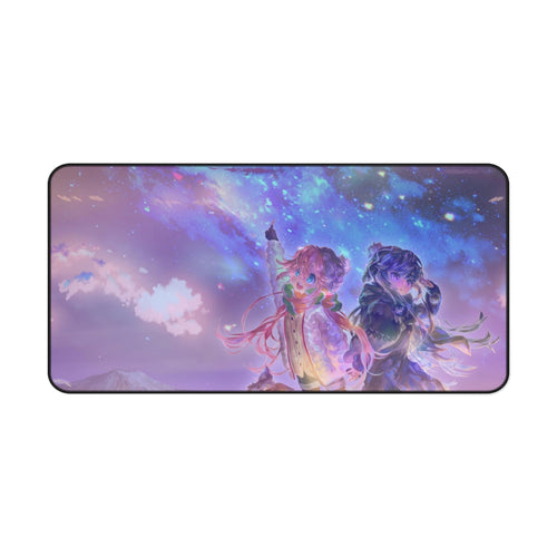 Laid-Back Camp by Mouse Pad (Desk Mat)