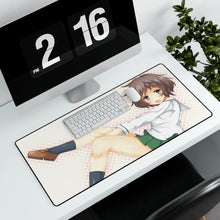 Load image into Gallery viewer, Girls und Panzer Mouse Pad (Desk Mat) With Laptop
