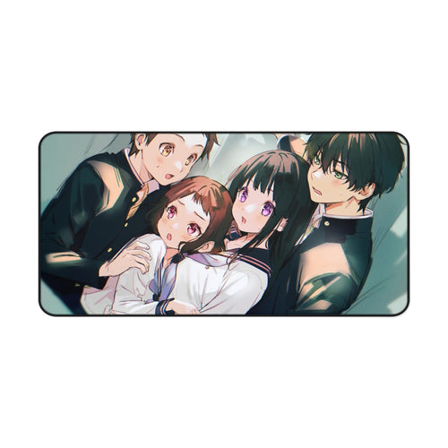 Hyouka Eru Chitanda, Satoshi Fukube, Mayaka Ibara Mouse Pad (Desk Mat)