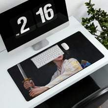 Load image into Gallery viewer, Japanese, Girl, Kimono, Katana, Anime, Art, Mouse Pad (Desk Mat)
