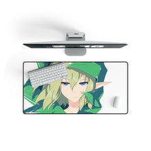 Load image into Gallery viewer, Is It Wrong to Try to Pick Up Girls in a Dungeon? Mouse Pad (Desk Mat) On Desk
