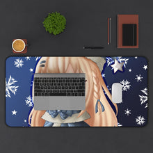 Load image into Gallery viewer, Padoru Mouse Pad (Desk Mat) With Laptop
