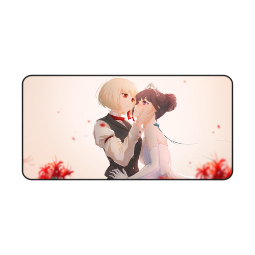 Lycoris Recoil Takina Inoue, Chisato Nishikigi Mouse Pad (Desk Mat)