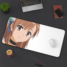 Load image into Gallery viewer, A Certain Magical Index Mikoto Misaka Mouse Pad (Desk Mat) On Desk
