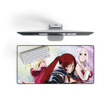 Load image into Gallery viewer, Fairy Tail Erza Scarlet, Lucy Heartfilia Mouse Pad (Desk Mat) On Desk
