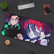 Load image into Gallery viewer, Akaza (Demon Slayer: Kimetsu no Yaiba) Mouse Pad (Desk Mat) On Desk
