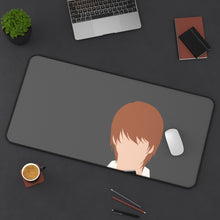 Load image into Gallery viewer, Light Yagami Minimalista Mouse Pad (Desk Mat) On Desk
