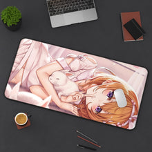 Load image into Gallery viewer, Is The Order A Rabbit? Mouse Pad (Desk Mat) On Desk
