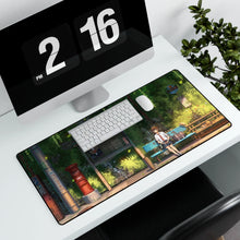 Load image into Gallery viewer, Anime Girl Mouse Pad (Desk Mat) With Laptop
