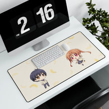 Load image into Gallery viewer, Aho Girl Yoshiko Hanabatake, Akuru Akutsu Mouse Pad (Desk Mat) With Laptop
