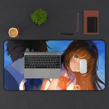 Load image into Gallery viewer, Anime Couple Mouse Pad (Desk Mat) With Laptop
