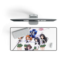 Load image into Gallery viewer, Girls und Panzer Mouse Pad (Desk Mat) On Desk
