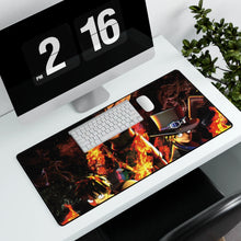 Load image into Gallery viewer, The burning blood of three brothers Mouse Pad (Desk Mat) With Laptop

