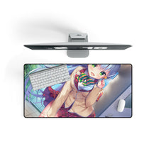 Load image into Gallery viewer, Anime Girl Mouse Pad (Desk Mat) On Desk
