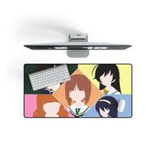 Load image into Gallery viewer, Girls und Panzer Mouse Pad (Desk Mat) On Desk
