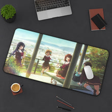 Load image into Gallery viewer, Sound! Euphonium Kumiko Oumae, Reina Kousaka, Hazuki Katou, Sapphire Kawashima Mouse Pad (Desk Mat) On Desk
