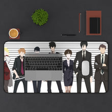 Load image into Gallery viewer, Psycho-Pass Akane Tsunemori, Nobuchika Ginoza, Shuusei Kagari, Tomomi Masaoka, Shion Karanomori Mouse Pad (Desk Mat) With Laptop
