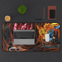 Load image into Gallery viewer, Demon Slayer: Kimetsu No Yaiba Mouse Pad (Desk Mat) With Laptop

