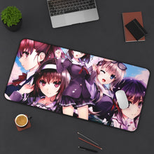 Load image into Gallery viewer, Saekano: How To Raise A Boring Girlfriend Mouse Pad (Desk Mat) On Desk
