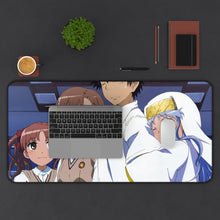 Load image into Gallery viewer, A Certain Magical Index Kamijou Touma, Index Librorum Prohibitorum, Mikoto Misaka, Kuroko Shirai Mouse Pad (Desk Mat) With Laptop
