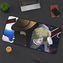 Load image into Gallery viewer, One Piece Monkey D. Luffy Mouse Pad (Desk Mat) With Laptop
