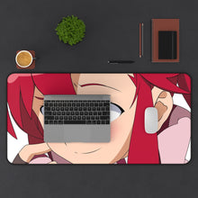 Load image into Gallery viewer, Gurren Lagann Yoko Littner Mouse Pad (Desk Mat) With Laptop
